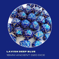 1pc. Ancient Lavish D20 Dice 18mm (sold per piece)