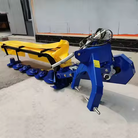 Factory Supply PTO Tractor Mounted 1.67~3.2 Meters Lawn Hay Rotary Mower Rotary Disc Mower Alfalfa C