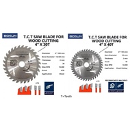 SEMENYIH Bosun 4" Cutting Disc WOOD CUTTING WHEEL / CUTTING DISC 30/40teeth Circular saw blades