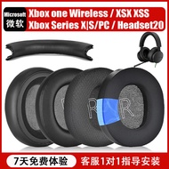 Suitable for Microsoft Xbox one Wireless Earphone Case Xbox Series X|S/pc Wireless Sponge Cover Head-Mounted Leather Earmuffs Earmuffs Earphone Protective Cases Horizontal Beam Head Beam Cushion Accessories