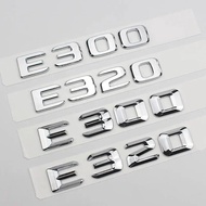3d ABS Chrome Letters For Car Mercedes E43 E63 AMG E200 E220 E260 E300 E320 W213 W212 Logo Sticker T