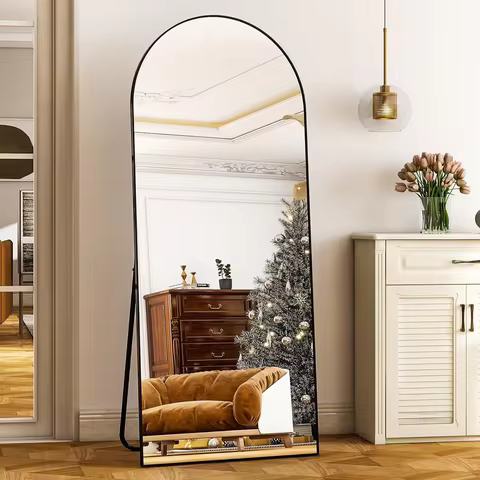 26" x 71" Full Length Mirror - Aluminum Alloy Frame Full Body Mirror - Extra Large Floor Mirrors for