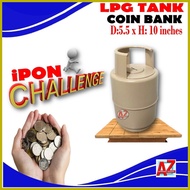 ↕ ◆ ✅ LPG Coin tank Ipon/savings Challenge alkansya 10 inches