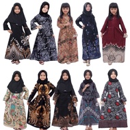 Gamis Batik Anak Perempuan Anak Terbaru Baju Muslim Syari Anak Cewek Umur 2 Sampai 13 Tahun Modis Kekinian