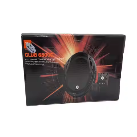 Free Shipping 1Set JBL CLUB 6500C Car Audio 2Way 6.5 Inch 180W Door Bass Component Tweeters Speakers