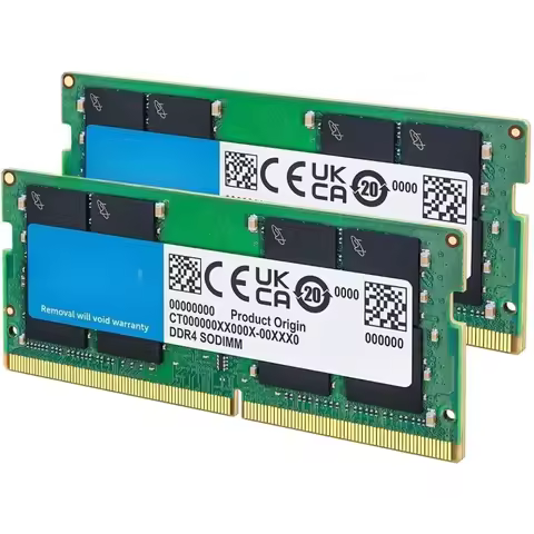 64GB DDR4 3200MHz SODIMM Laptop RAM Memory Kit 2x32GB PC4-25600 CL22 for Intel AMD