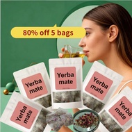 READY STOCK 80% off 5 bags  Premium Organic Yerba Mate Tea Bags – Natural Energy & Detox Herbal Tea 