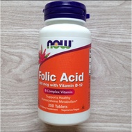 Now folic acid vitamin b12 vit b12 vitamin b Compplex vit b Compplex 800mg 800mg 250 tablets