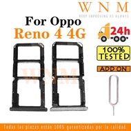 For OPPO Reno 4 4G CPH2113 Sim Card Tray Sim Card Slot Holder Card Holder Reader SD Slot Adapter Rep