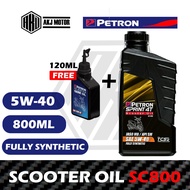 1PC / 1BOX PETRON SPRINT 4T HTP FULLY SYNTHETIC MOTORCYCLE OIL SAE 5W-40 (800ML)  WITH FREE GEAR OIL 120ML