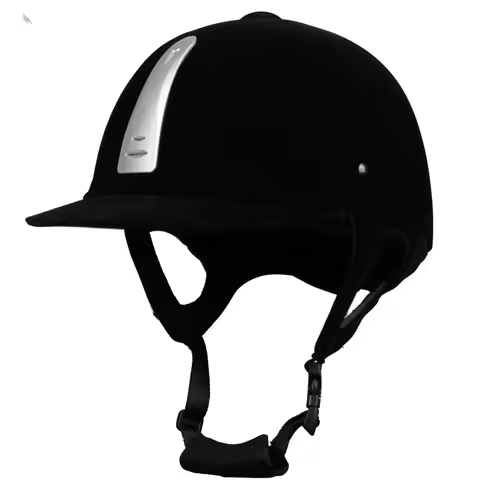 Equestrian Helmet Unisex Classic Velvet Horse Riding Helmet Horse Equipment Cycling Helmet Protectio