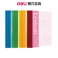 [Deli Deli] Paperback Notebook A5/30 Pages/25K-Color Random Shipping/Book/7650 | Notepad Handbook St