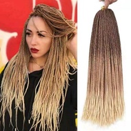 Rambut Kepang 2 Model Uliran / Rambut sambung Kekinian isi 12 rambut kepang | Lusinan