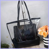 ✉ ✑ Agatha Paris PVC Tote Bag with Pouch