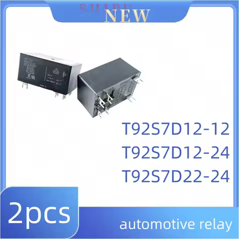 2pcs T92S7D12-12 T92S7D12-24 T92S7D22-24 T92S7D12-12 12-24 22-24 6-pin 30A automotive relay