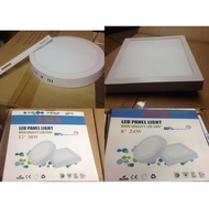 LED Surface Downlight 24W/30W White Frame Surface Mounted Downlight Round/Square Daylight