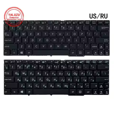US/RU English NEW Laptop Keyboard For ASUS T100A T100H T100TA T100TC TF600 TF600T TF502