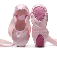 【Fashionable New Arrival】 Girls Kids Pointe Shoes Dance Slippers Ballerina Practice Shoe For Ballet 5 Color Ballet Dancer Professional Shoe