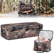 kemimoto ATV Gear Bag for Front Rear Rack, ATV Storage Bags Water-Resistant w/Adjustable Divider Boa