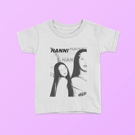 HANNI NEWJEANS DOT CHILDREN'S T-SHIRT | TSHIRT DISTRO BABY KIDS TEE WHITE BABY BOYS GIRLS MEN Wanita