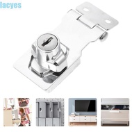 LACYES Hasp Lock, Anti-theft Security Keys Catch Lock, Drawer Lock With key Double Cupboard