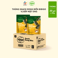 Snack rong biển Bibigo vị bắp mật ong 25g