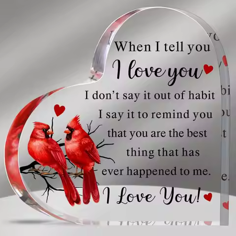 1pc,To My Love Acrylic Gift for Her Romantic Boyfriend Gifts Girlfriend Love Cute Gifts Ideas Annive