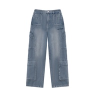 Quần jeans ống rộng bò suông nam nữ Local Brand Chính Hãng City Cycle quần jeans Seeker