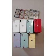 TOMBOL CASE/CASING HOUSING iphone 11 ORIGINAL, NON-GLASS BUTTONS