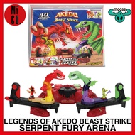 LEGENDS OF AKEDO BEAST STRIKE SERPENT FURY ARENA MOOSE TOYS VIPERWRATH CHUX