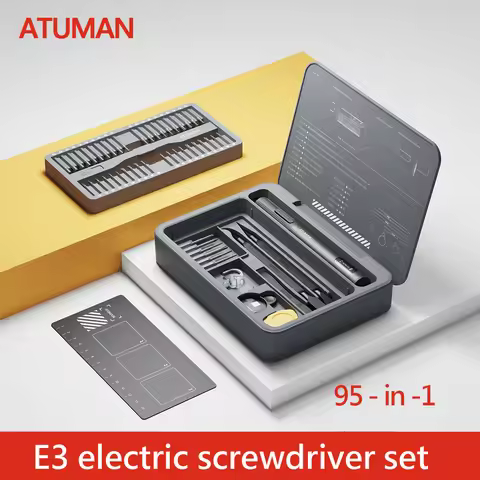 2025 New DUKA ATuMan Electric Screwdriver Kit E3 Precision 650mah Rechargeable Repair 95pcs Steel Bi