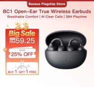 Baseus Bass BC1 Open-Ear True Wireless Earbuds (Clip-on Type) Clip-on Earphone 4-Mic Sound