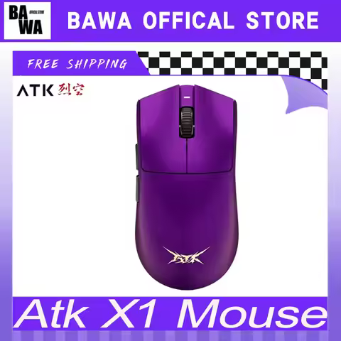 Atk X1 Ultimate Wireless Gaming Mouse X1 Nealink Dual 2.4g Paw3950 Ultra 8k 42000dpi Lightweight Erg