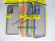 FDT My Choice Hybrid Fuze Matte Case Bumper Softcase OPPO RENO 6 5G