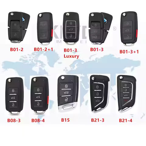 5PCS/LOT KD Universal Key Car Remote Key 315 433MHz B01 B15 B21 B08 for V-W Key for Professional Loc
