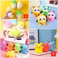 SG - Mainan Squishy Pop it Panda Yoyo Led Ikan Puffer Kol Pikachu mainan pencet anti stress