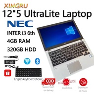【Cheapest Laptop】12“5 13.3" NEC Notebook i3/i5 4/6th gen 4/8GB HDD 512GB SSD WIN10 Wifi Bluetooth(US