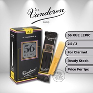 Vandoren Bb Clarinet Rue Lepic Reed - 1pc Only 单簧管竹片