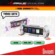 Divoom Pixel Factory - Pixel Drawing Board / Times Gate Cyberpunk Digital Clock