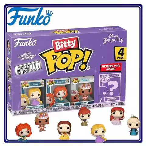 Official Funko Disney Princess Rapunzel Mini Pop Blind Bag Cute Vinyl Desktop Decor Gift for Animati