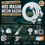 Universal Inlet Water Pipe [100% Authentic] Leak Proof Washing Machine Hose Replacement 1.5m 3m 5m 8