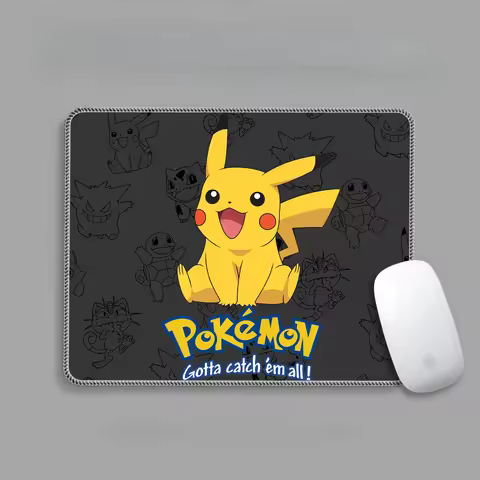 Office Non-slip Small Mouse Pad Pokémon Male New Cartoon Cute Pikachu Laptop Convenient Mouse Pad Ch