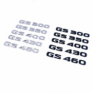 Car Trunk ABS Chrome Letters Logos Badge Emblem Decals Styling Sticker For Lexus GS GS300 GS350 GS40