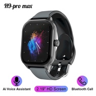 Jam Pintar H9 Lelaki Wanita Sukan H9 pro MAX 2.01” Skrin Sentuh HD Permainan Bluetooth Muzik Terima/