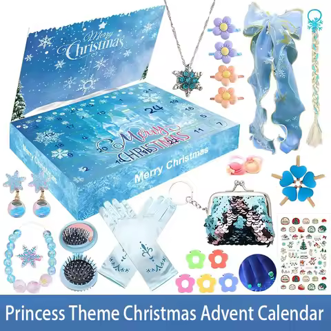Princess Advent Calendar Car Blocks Bracelet Christmas Advent Calendar 4styles Merry Christmas Count
