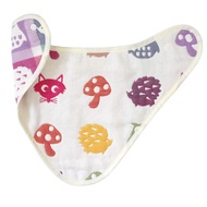 Hiorie Japanese-made 6-layer gauze bib cotton drool catcher baby gift newborn