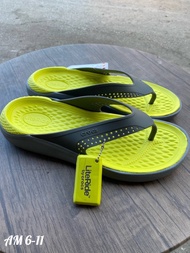 รองเท้า CROCS Literide Flip - สี เขียว/Smoke