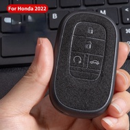 เคสกุญแจหนัง + Tpu,สำหรับ Honda Civic Accord Vezel 2022 4ปุ่ม