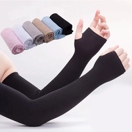 MINIMAL PROMO 12.12 Hand socks 50cm HandSock Plain Long Sleeve Sarong Thumb Hole Model Minimum Buy 2