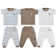 FLUFFY STAR series Brown Suit (3 sets) SML 123